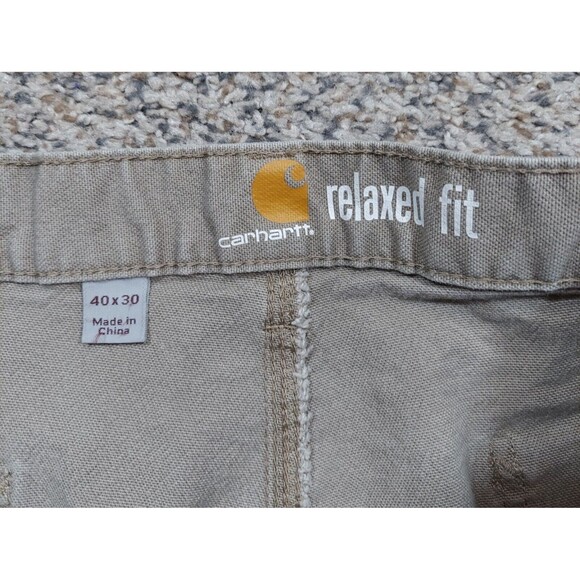 Carhartt Relaxed Fit Rugged Flex Mens Size 40X30 Zip Fly Carpenter Pants 103279 - Picture 3 of 8